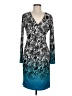 Calvin Klein Graphic Teal Cocktail Dress Size M (estimated) - photo 1
