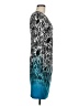 Calvin Klein Graphic Teal Cocktail Dress Size M (estimated) - photo 4
