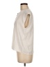 Aqua 100% Polyester Ivory Short Sleeve Top Size M - photo 5