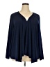 Susan Graver Blue Cardigan Size 3X - photo 1