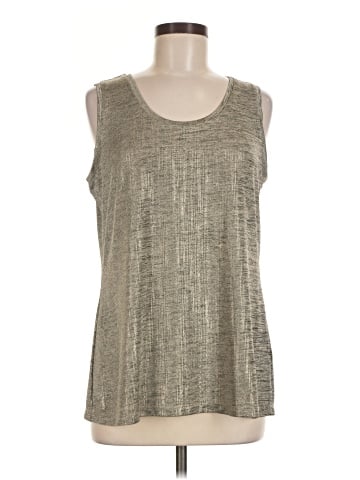 Susan Graver Sleeveless T-Shirt (view 1)