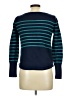 Ann Taylor LOFT Stripes Blue Pullover Sweater Size M - photo 2