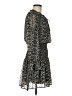 Bishop + Young 100% Polyester Animal Print Black Casual Dress Size M - photo 4