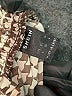 Shein 100% Polyester Houndstooth Brown Short Sleeve Blouse Size 4 - photo 7