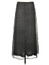 Express 100% Polyester Argyle Gray Casual Skirt Size 9 - photo 2