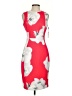 Calvin Klein Graphic Red Cocktail Dress Size 4 - photo 1