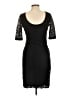 Grayson 100% Cotton Black Cocktail Dress Size L - photo 2