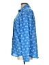 MICHAEL Michael Kors 100% Polyester Print Blue Long Sleeve Blouse Size L - photo 5