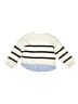 Zara Stripes Ivory Pullover Sweater Size 2 - 3 - photo 2