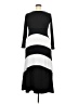 Unbranded Stripes Black Casual Dress Size XXL - photo 2