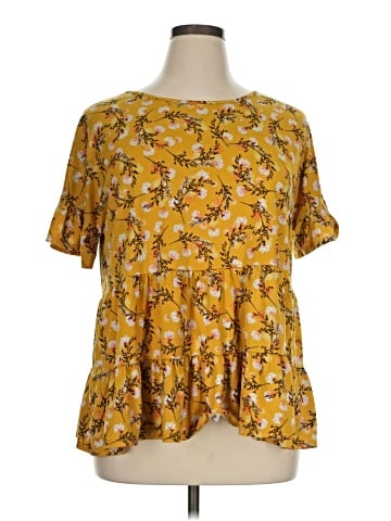 Doublju Short Sleeve Blouse (view 1)