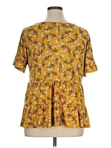 Doublju Short Sleeve Blouse (view 2)