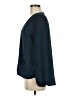 West Kei 100% Polyester Polka Dots Blue Long Sleeve Blouse Size M - photo 5