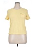 Rafaella Yellow Short Sleeve Top Size XL - photo 1