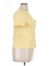 Rafaella Yellow Short Sleeve Top Size XL - photo 4