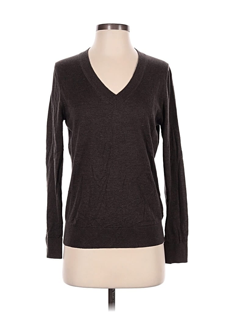 Pre-owned Quince Pullover Sweater In Gray
