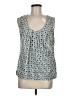 Ellen Tracy 100% Polyester Blue Sleeveless Blouse Size M - photo 1
