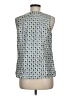 Ellen Tracy 100% Polyester Blue Sleeveless Blouse Size M - photo 2