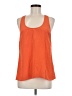 Joie 100% Silk Solid Orange Sleeveless Silk Top Size M - photo 1