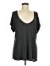 Agnes & Dora Gray Short Sleeve Top Size M - photo 1