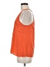 Joie 100% Silk Solid Orange Sleeveless Silk Top Size M - photo 5