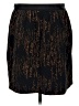 Gap 100% Polyester Animal Print Black Casual Skirt Size 8 - photo 1