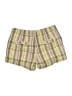 Old Navy 100% Cotton Plaid Yellow Shorts Size 2 - photo 2