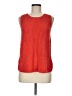Gap 100% Cotton Red Sleeveless Top Size M (tall) - photo 1