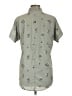 Flylow Print Green Short Sleeve Blouse Size L - photo 2