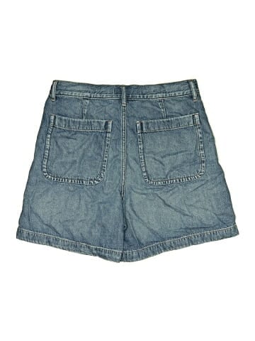 Madewell The Drawstring Short in Airy Denim (view 2)
