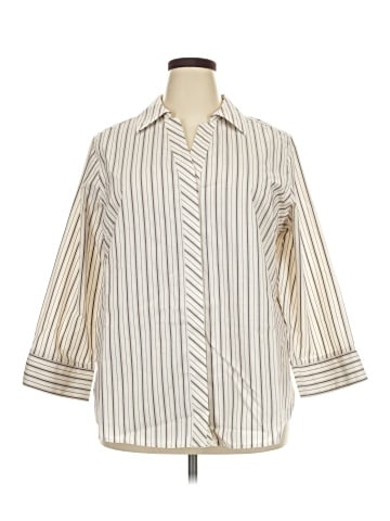 Investments II 3/4 Sleeve Button-Down Shirt (view 1)
