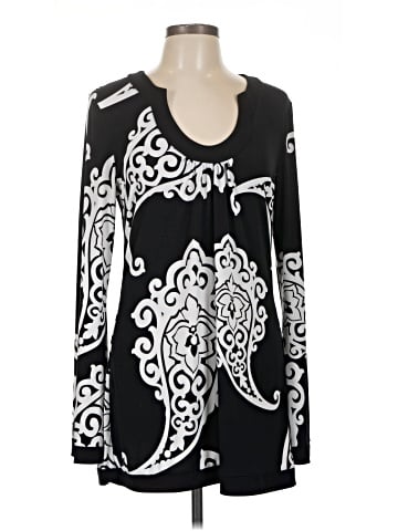 White House Black Market Long Sleeve Blouse (view 1)