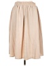 Yincro Solid Tan Casual Skirt Size L - photo 2