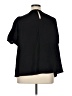 LC Lauren Conrad 100% Polyester Black Short Sleeve Blouse Size 1X - photo 2