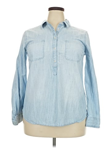 Merona Long Sleeve Button-Down Shirt (view 1)