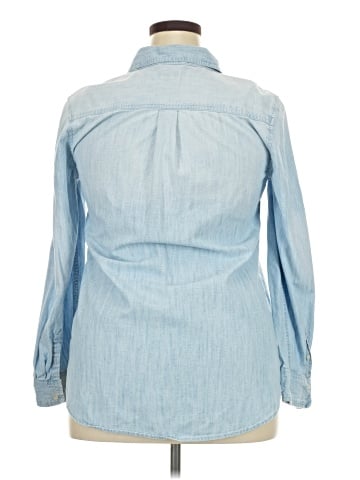 Merona Long Sleeve Button-Down Shirt (view 2)