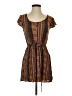 Forever 21 Paisley Brown Casual Dress Size S - photo 1