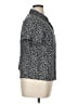 Croft & Barrow 100% Rayon Print Black Short Sleeve Blouse Size XL - photo 4