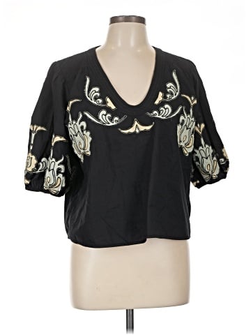 By Anthropologie Short Sleeve Blouse (view 1)