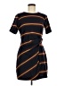Steve Madden Stripes Black Casual Dress Size M - photo 1