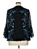Alfani Black 3/4 Sleeve Blouse Size 1X - photo 2