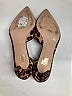 J.Crew 100% Leather Animal Print Brown Heels Size 9 - photo 4