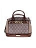 Adrienne Vittadini Graphic Brown Satchel One size - photo 1