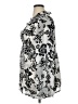 Worthington 100% Polyester Paisley Silver Long Sleeve Blouse Size XL - photo 5