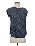 Fun2Fun Blue Short Sleeve Blouse Size S - photo 1