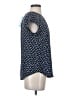 Fun2Fun Blue Short Sleeve Blouse Size S - photo 4