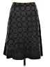 Nally & Millie Polka Dots Black Gray Formal Skirt Size XS - photo 2
