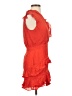 Parker 100% Silk Red Cocktail Dress Size 0 - photo 4