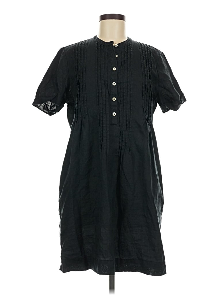 Pre-owned Quince Casual Dress In Black