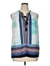 Daniel Rainn 100% Polyester Blue Sleeveless Blouse Size XL - photo 1